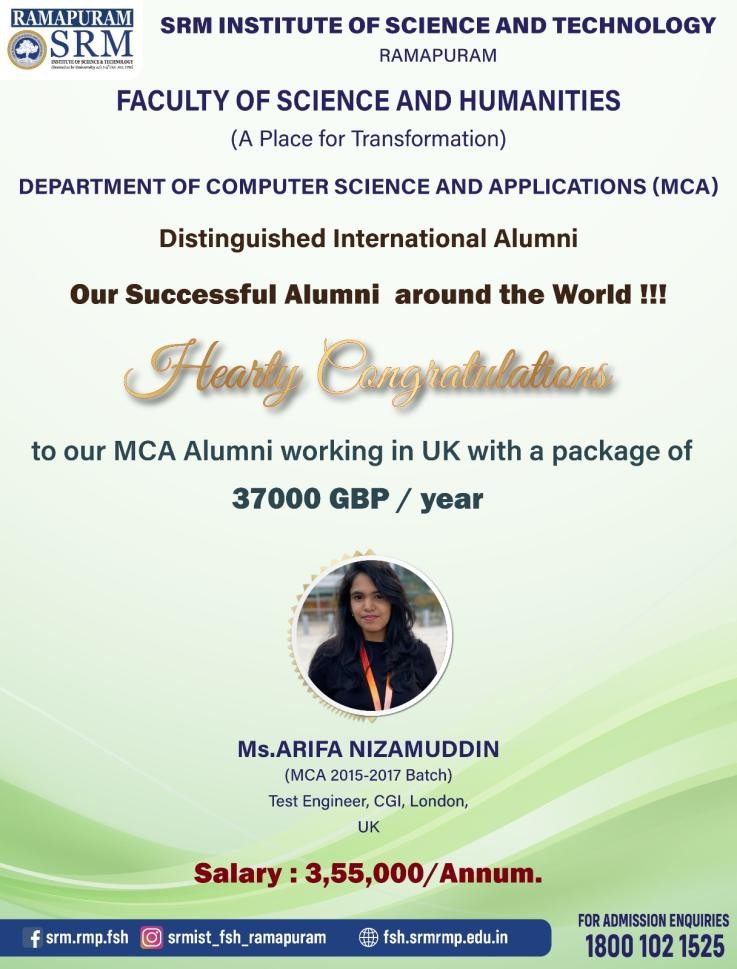 Ms.Arifa Nizamuddin