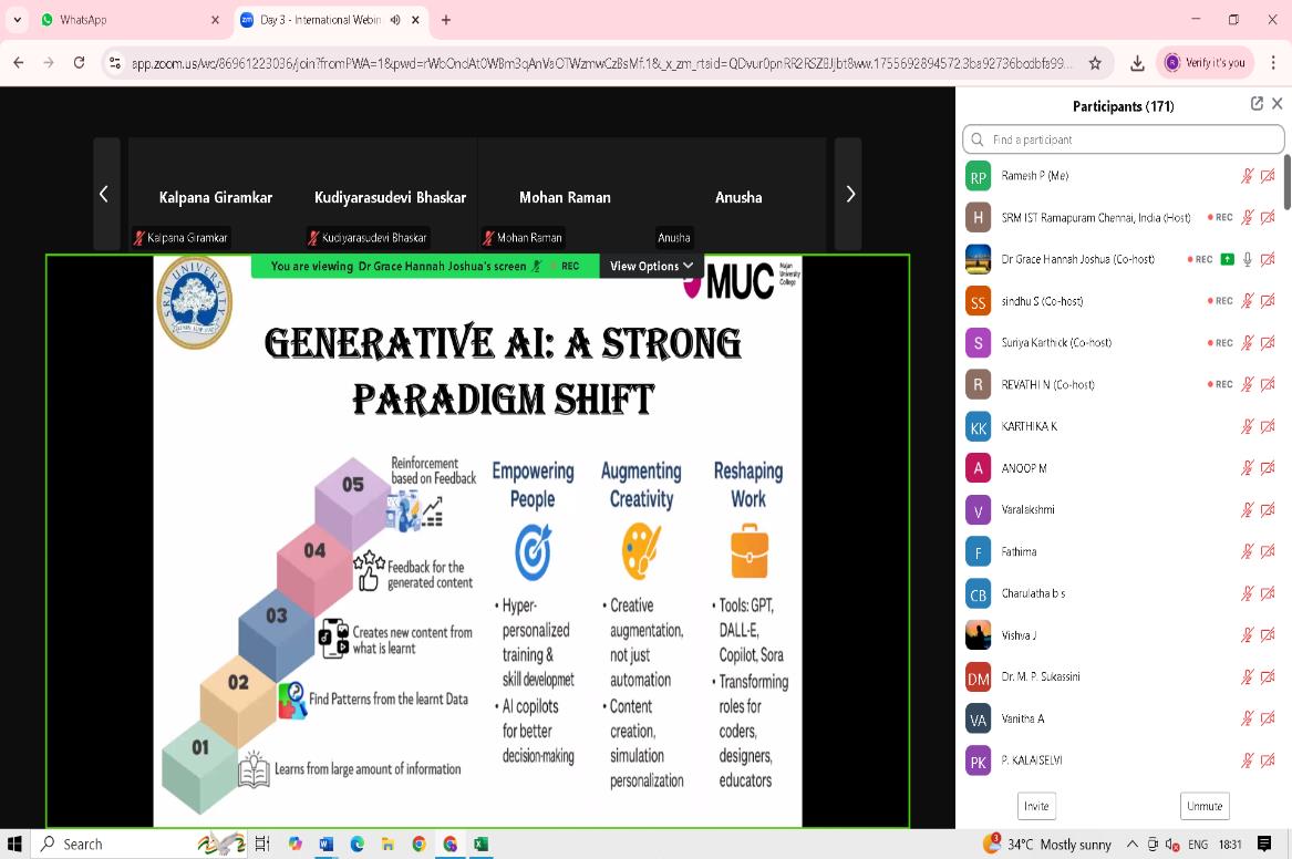 International Webinar series on “Enterprise Strategy & Perspective of Generative AI and its implications “ - photo 12