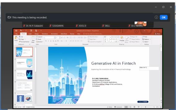 International Webinar series on “Enterprise Strategy & Perspective of Generative AI and its implications “ - photo 9