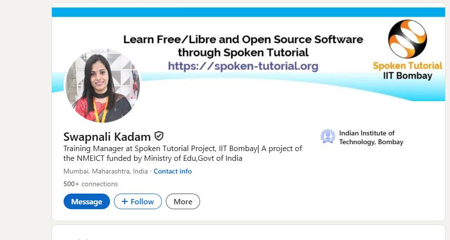One Month Virtual National Level Fdp For MOOC Courses Association With Iit Bombay Spoken Tutorial - photo 2