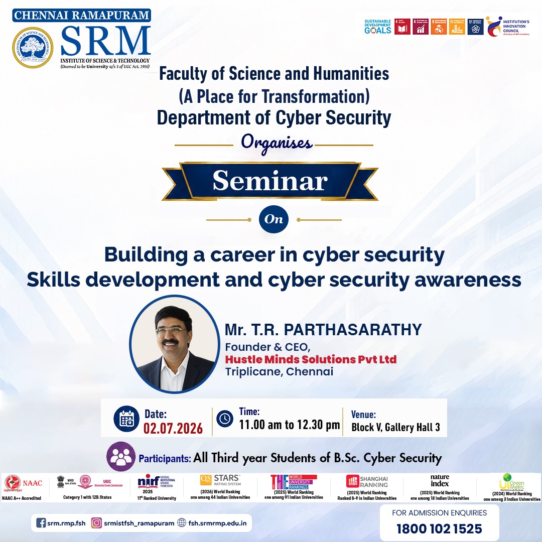 Seminar on “Building a career in cyber security skills development and cyber security awareness