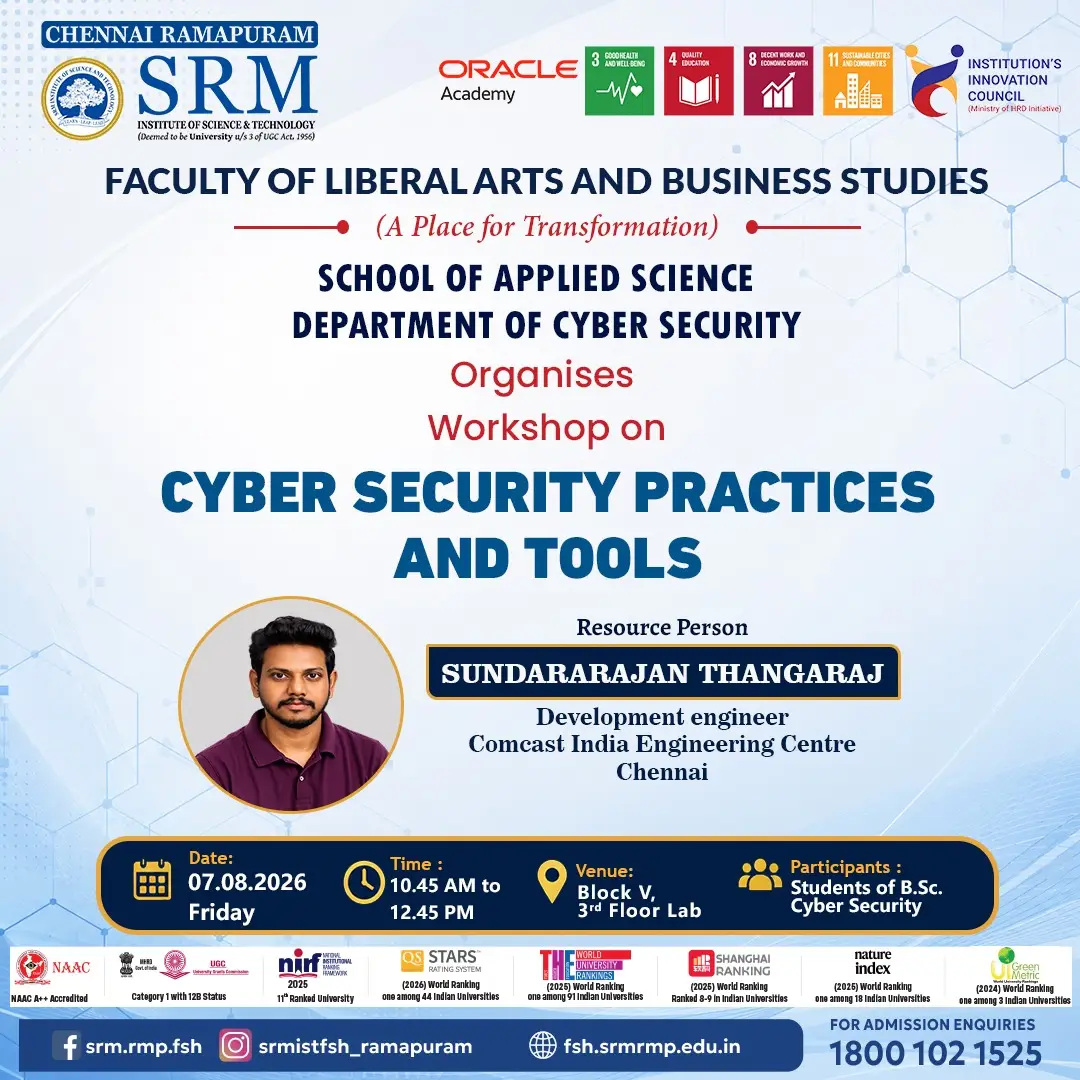 Workshop On “Cyber Security Practices And Tools”