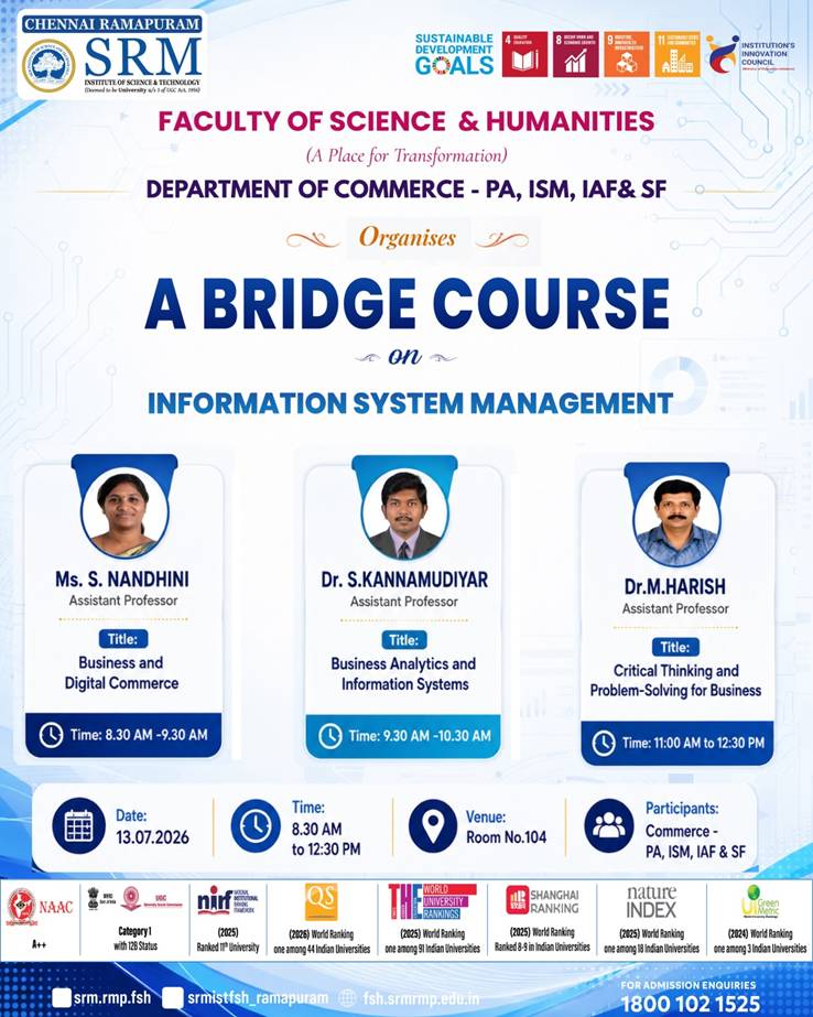 Bridge Course on Information System Management