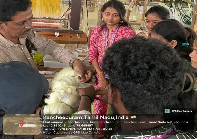 Industrial Visit to Pachaiyappas Silks - photo 2