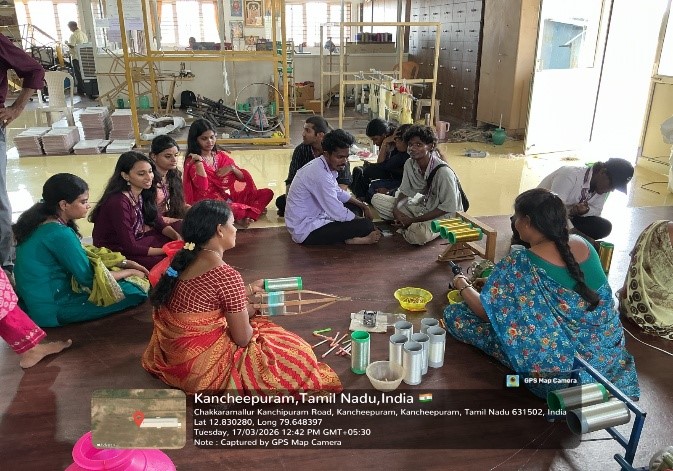 Industrial Visit to Pachaiyappas Silks - photo 3