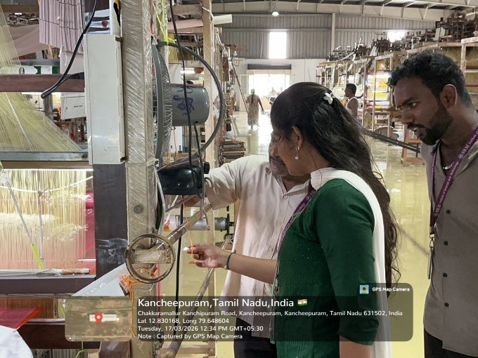 Industrial Visit to Pachaiyappas Silks - photo 1