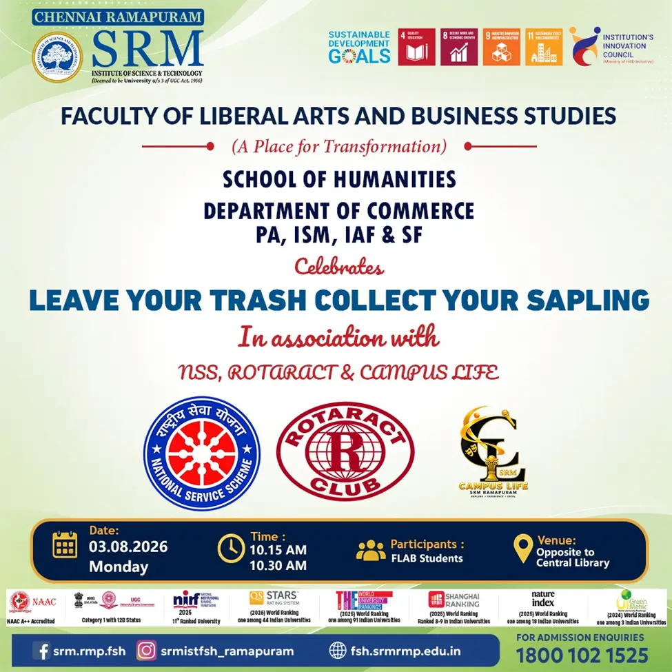 Leave Your Trash, Collect Your Saplings