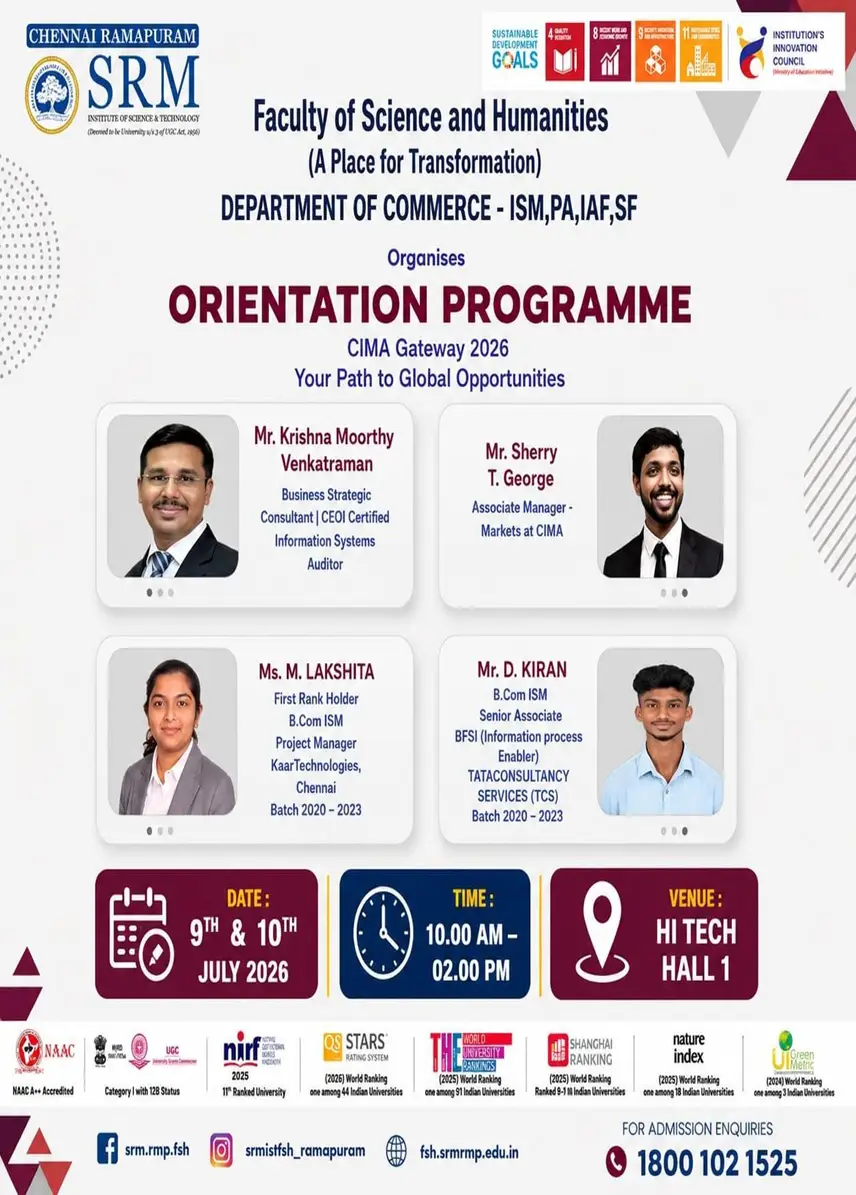 Orientation Programme – CIMA Gateway 2026: Your Path to Global Opportunities  Day 1
