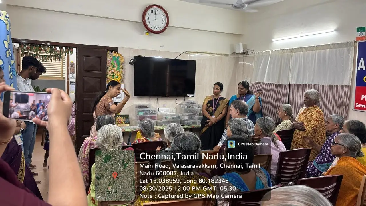 Spreading Smiles – Outreach Visit to Akshaya Trust Old Age Home - photo 1