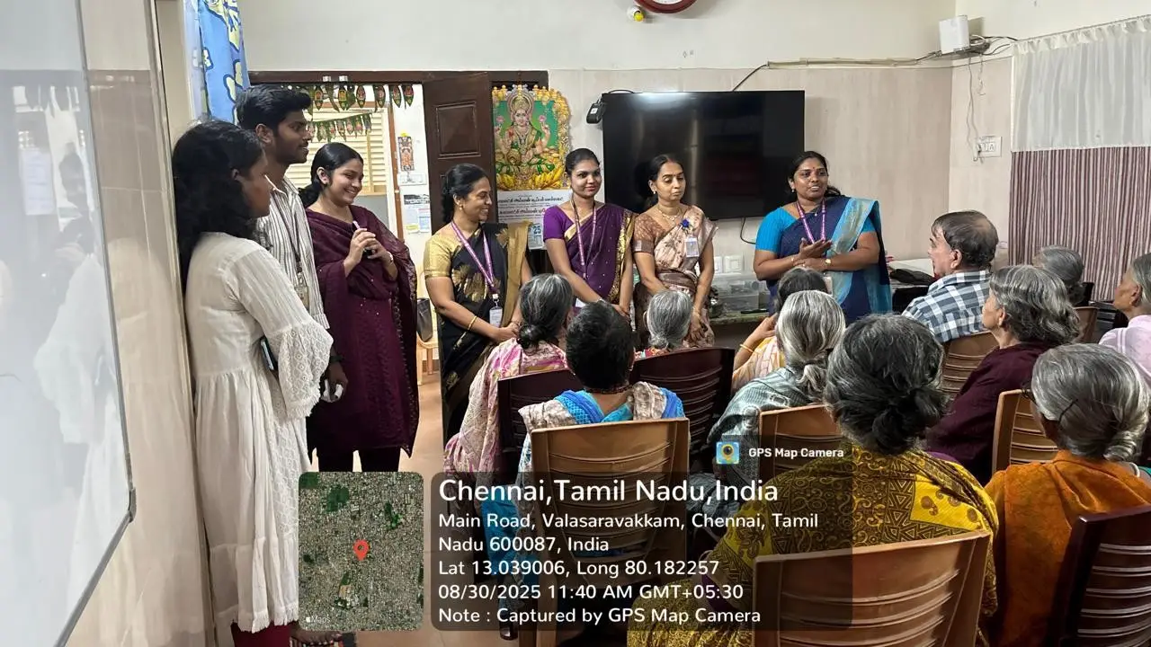 Spreading Smiles – Outreach Visit to Akshaya Trust Old Age Home - photo 2