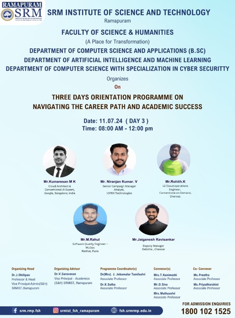 Three-Day Orientation Programme on Navigating the Career Path and Academic Success - photo 4