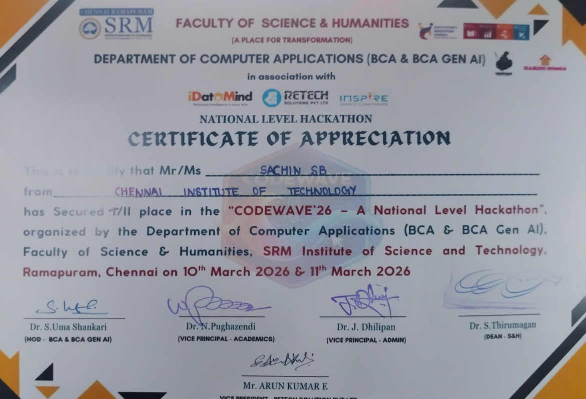 CODEWAVE’26 (Campus Code League)  NATIONAL LEVEL HACKATHON - photo 3