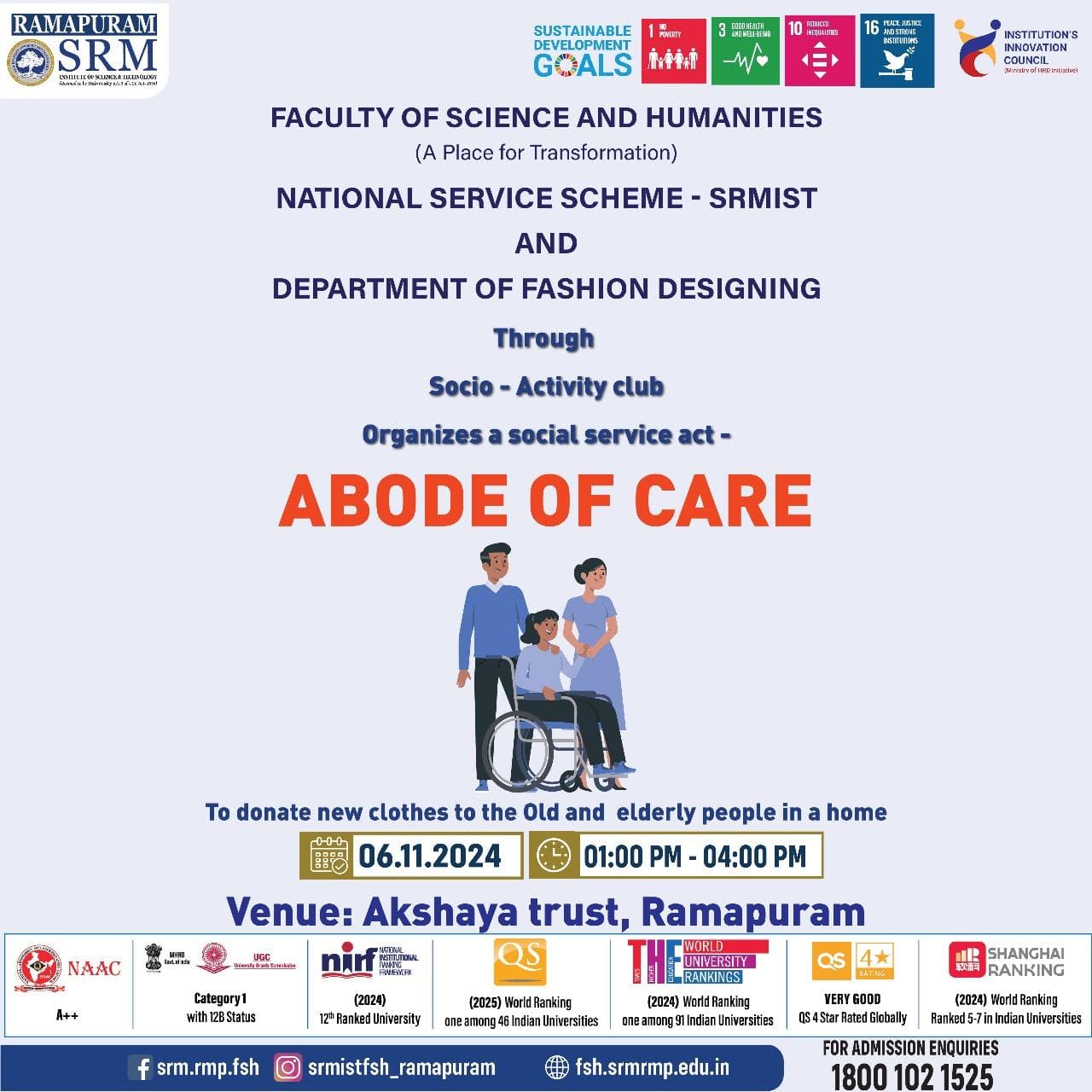 Abode of Care – Social Service Activity