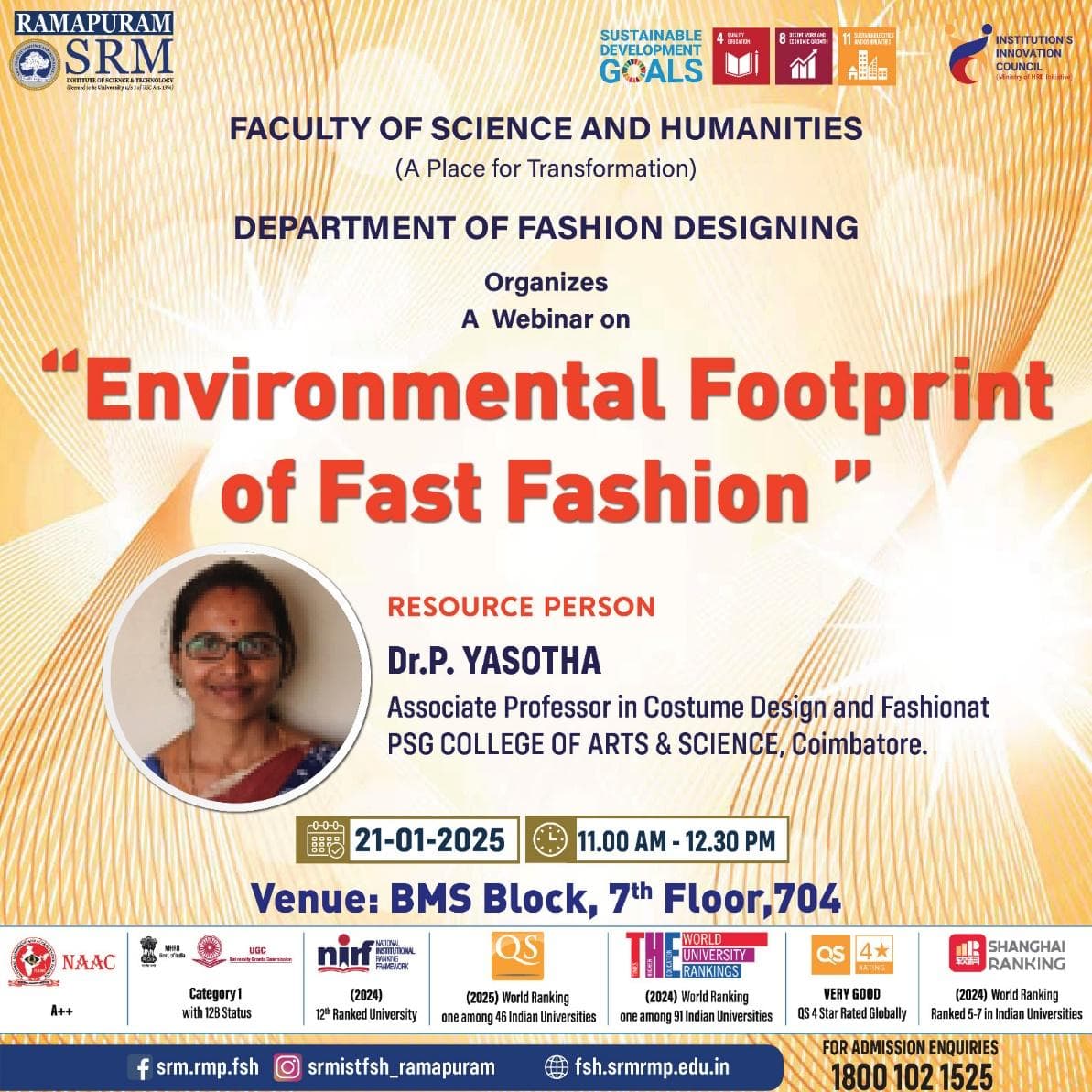 Environmental Footprint of Fast Fashion Webinar