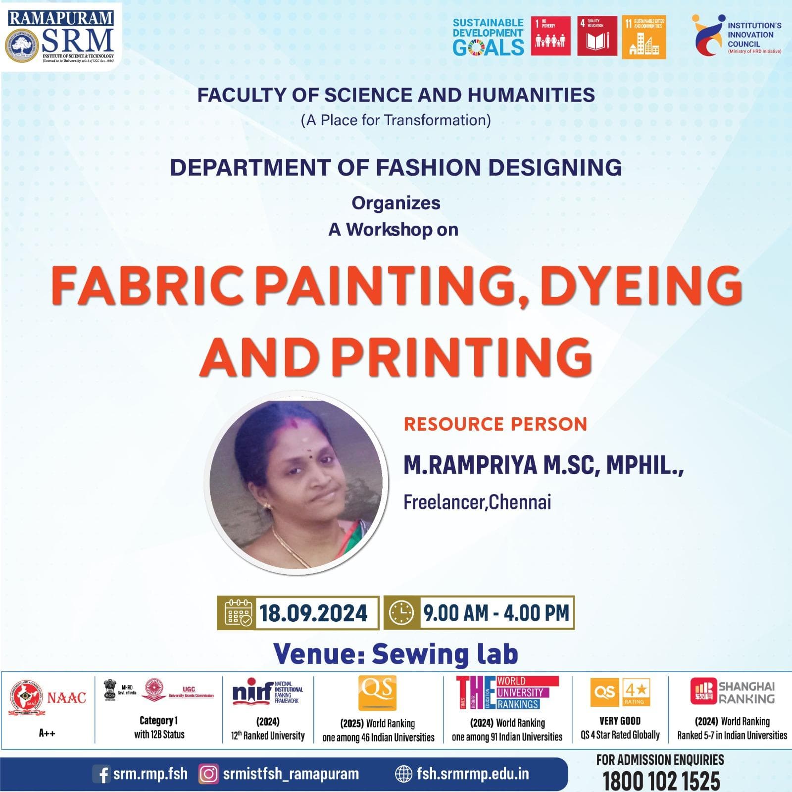 Fabric Painting, Dyeing and Printing