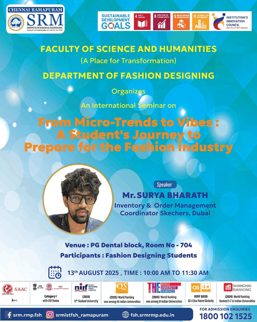 International Seminar on “From Micro-Trends to Vibes: A Student’s Journey to Prepare for the Fashion Industry”