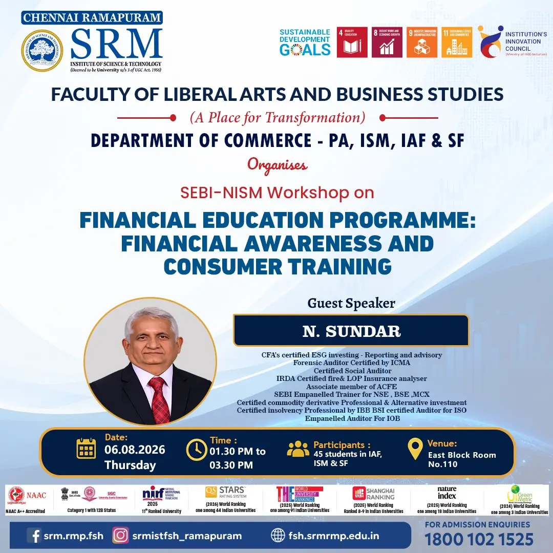 Financial Education Programme: Financial Awareness and Consumer Training