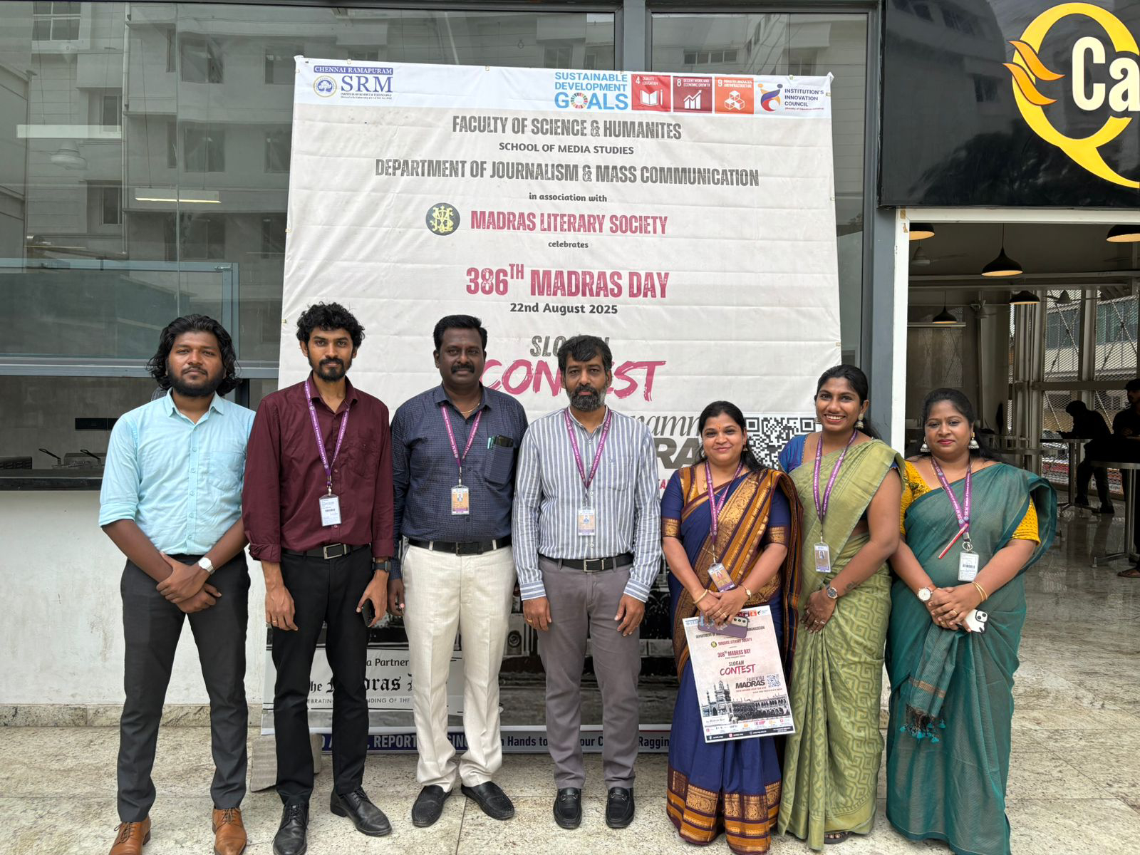 Namma Madras Slogan Contest Department of Journalism & Mass Communication - photo 1