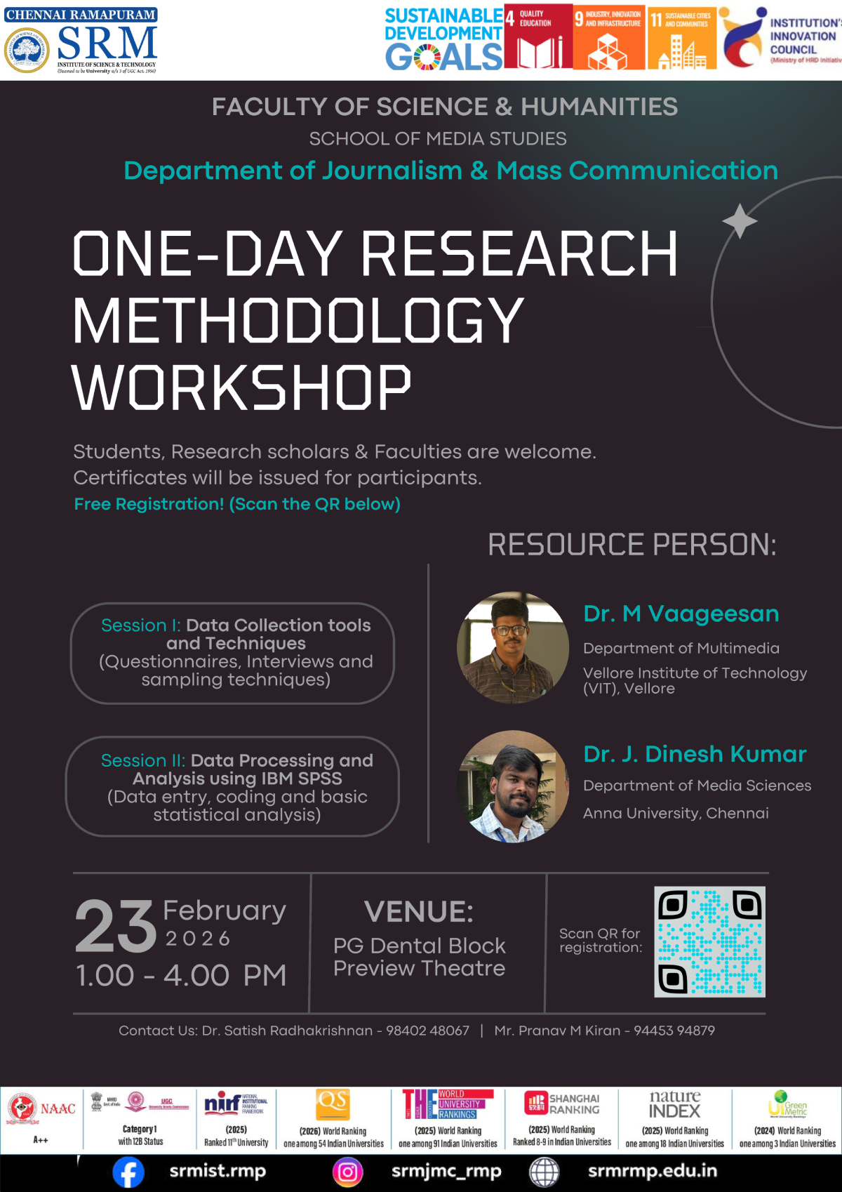 One-Day Research Methodology Workshop