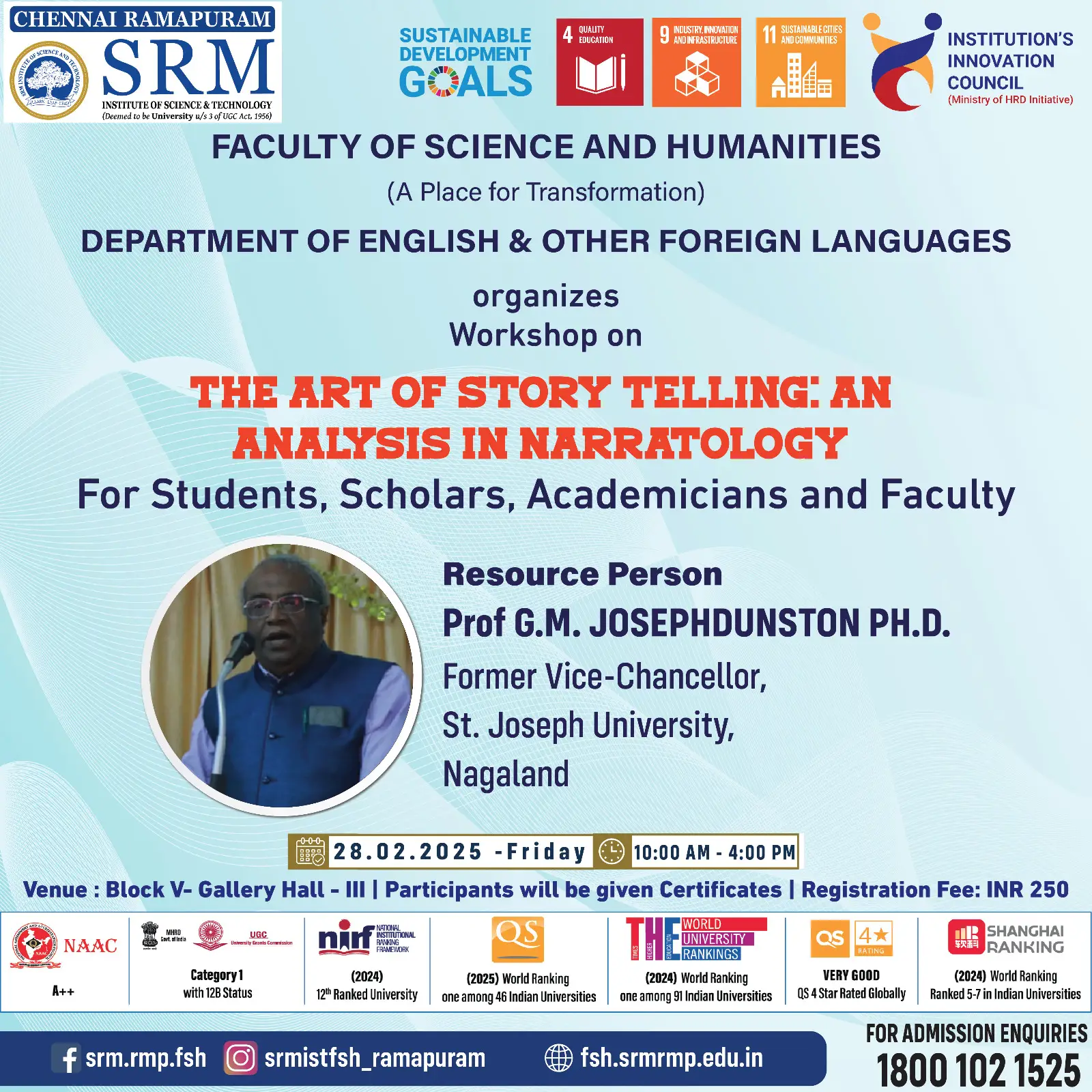 The Art of Storytelling: An Analysis in Narratology