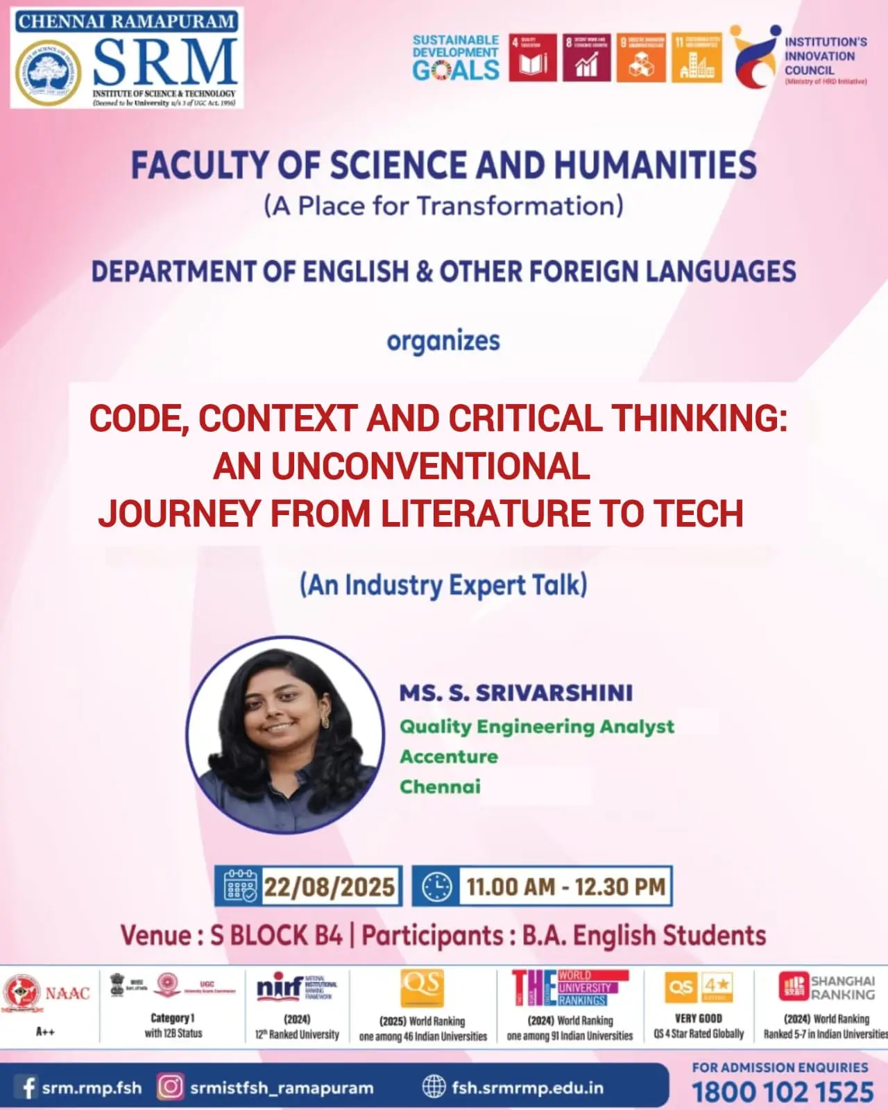 Code, Context and Critical Thinking: An Unconventional Journey from Literature to Tech