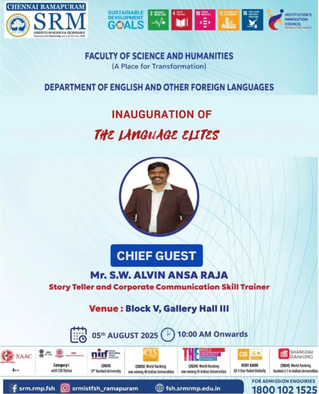 Inauguration of The Language Elites