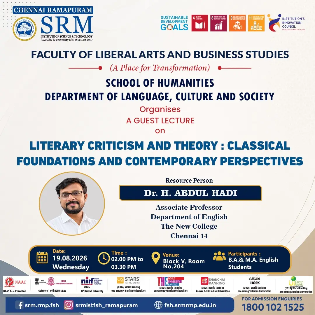 Literary Criticism and Theory: Classical Foundations and Contemporary Perspectives