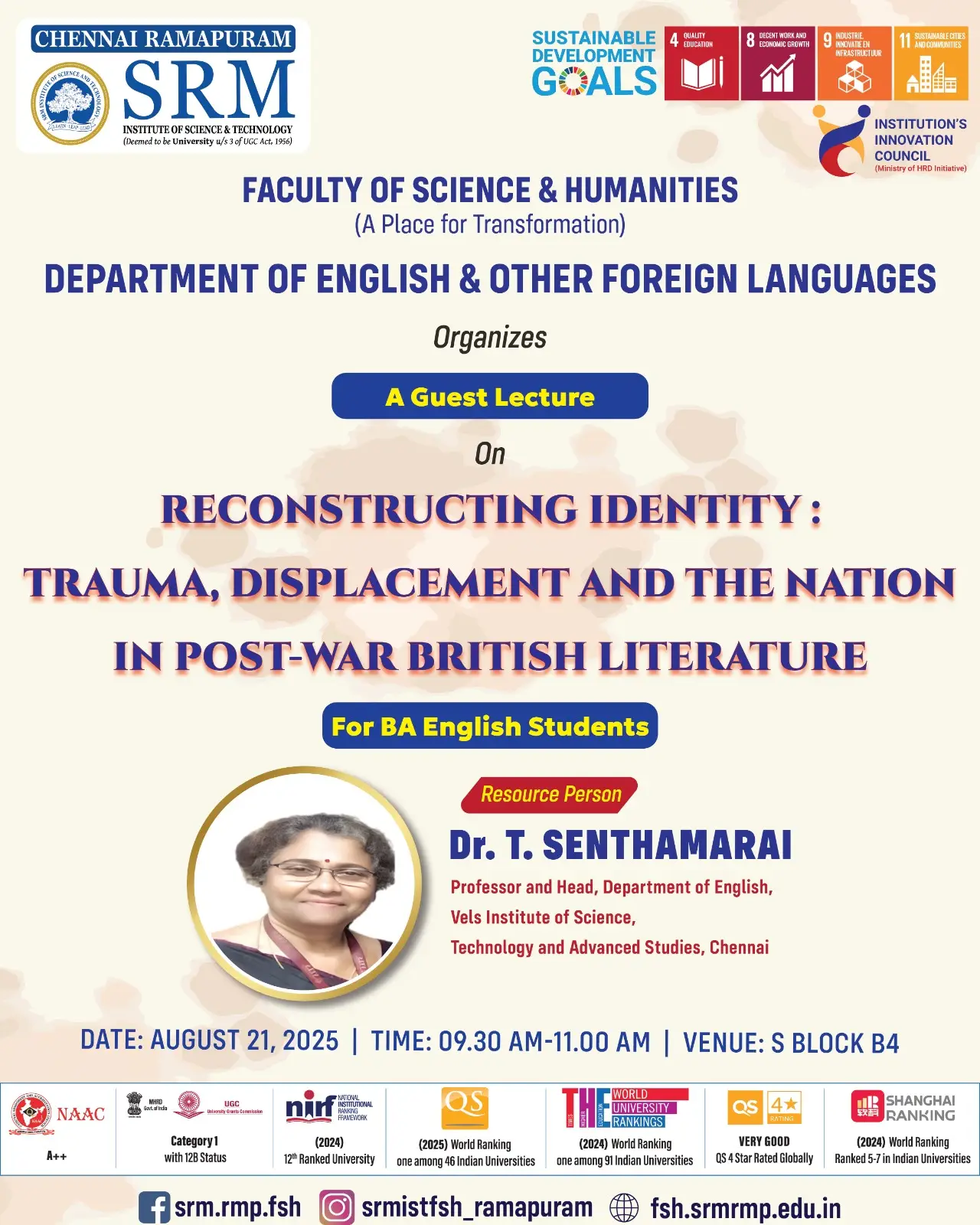 Reconstructing Identity: Trauma, Displacement and the Nation in Post-War British Literature