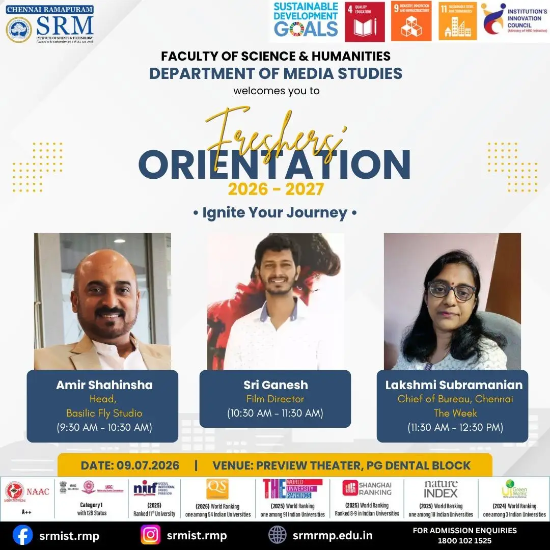 Freshers' Orientation Programme 2026–2027 – “Ignite Your Journey”