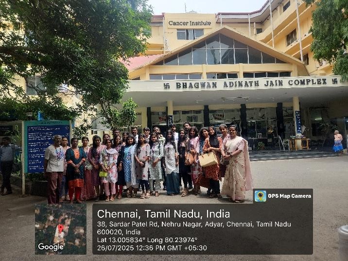 Industrial Visit – Cancer Institute - photo 2