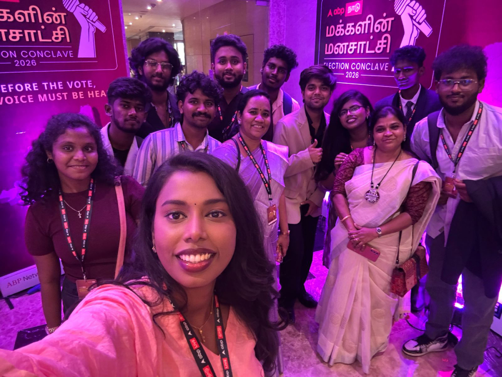 Students witness the ABP Nadu Election Conclave, “Makkalin Manasatchi” ABP Nadu Election Conclave - photo 4