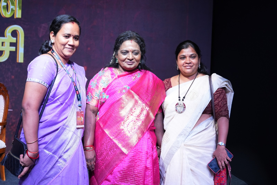 Students witness the ABP Nadu Election Conclave, “Makkalin Manasatchi” ABP Nadu Election Conclave - photo 3