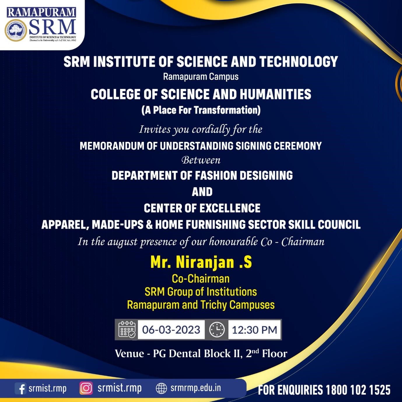 MoU with the Centre of Excellence