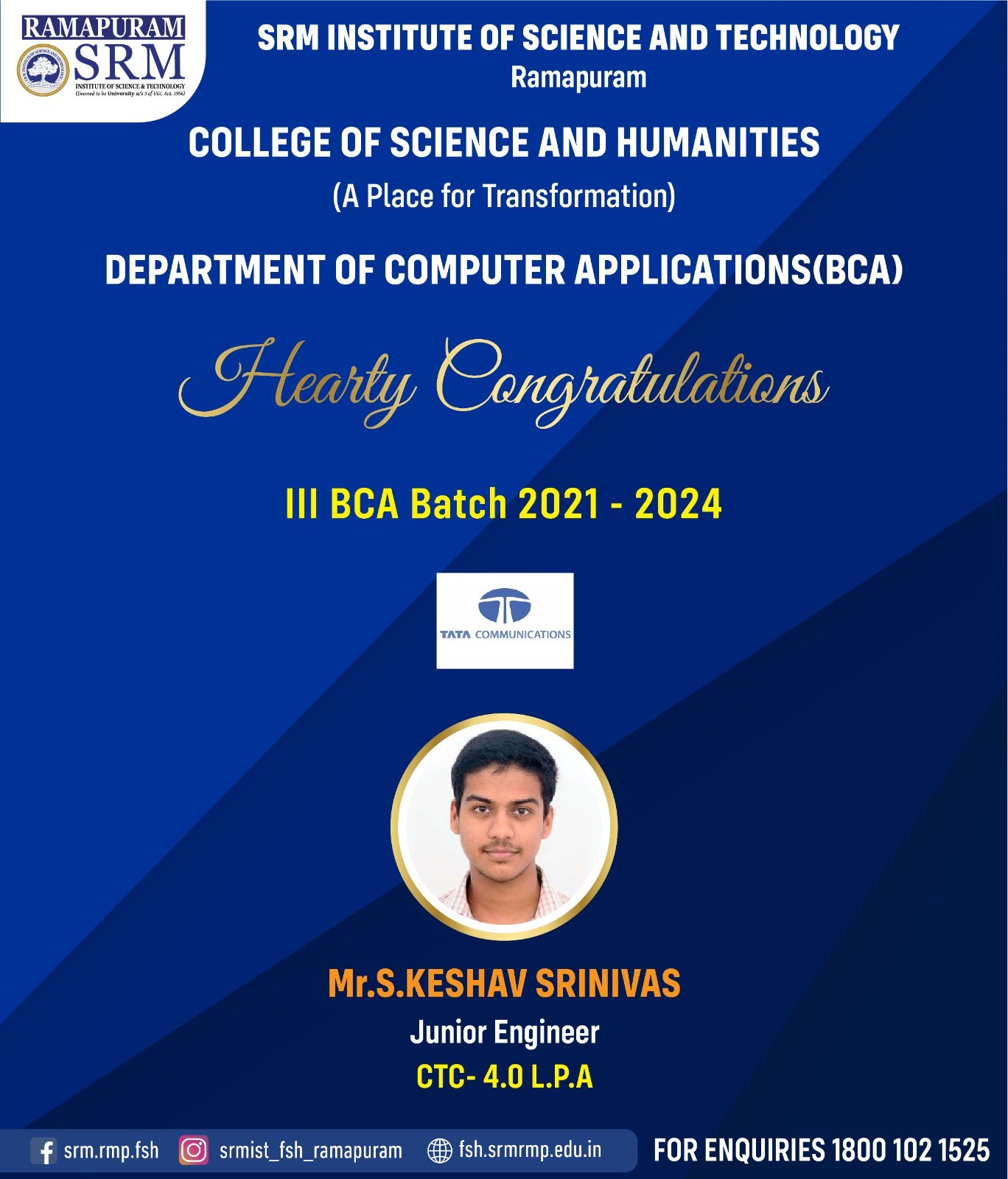 Mr S. Keshav Srinivas