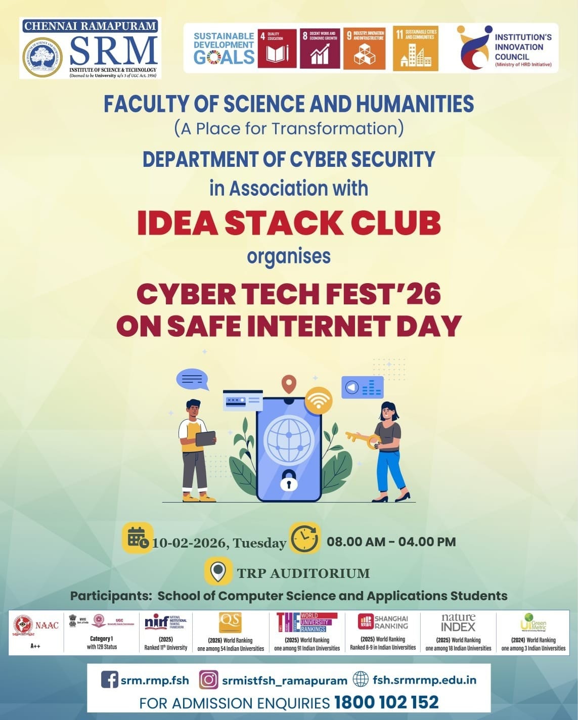 Cyber Tech Fest’ 26 on Safe Internet Day