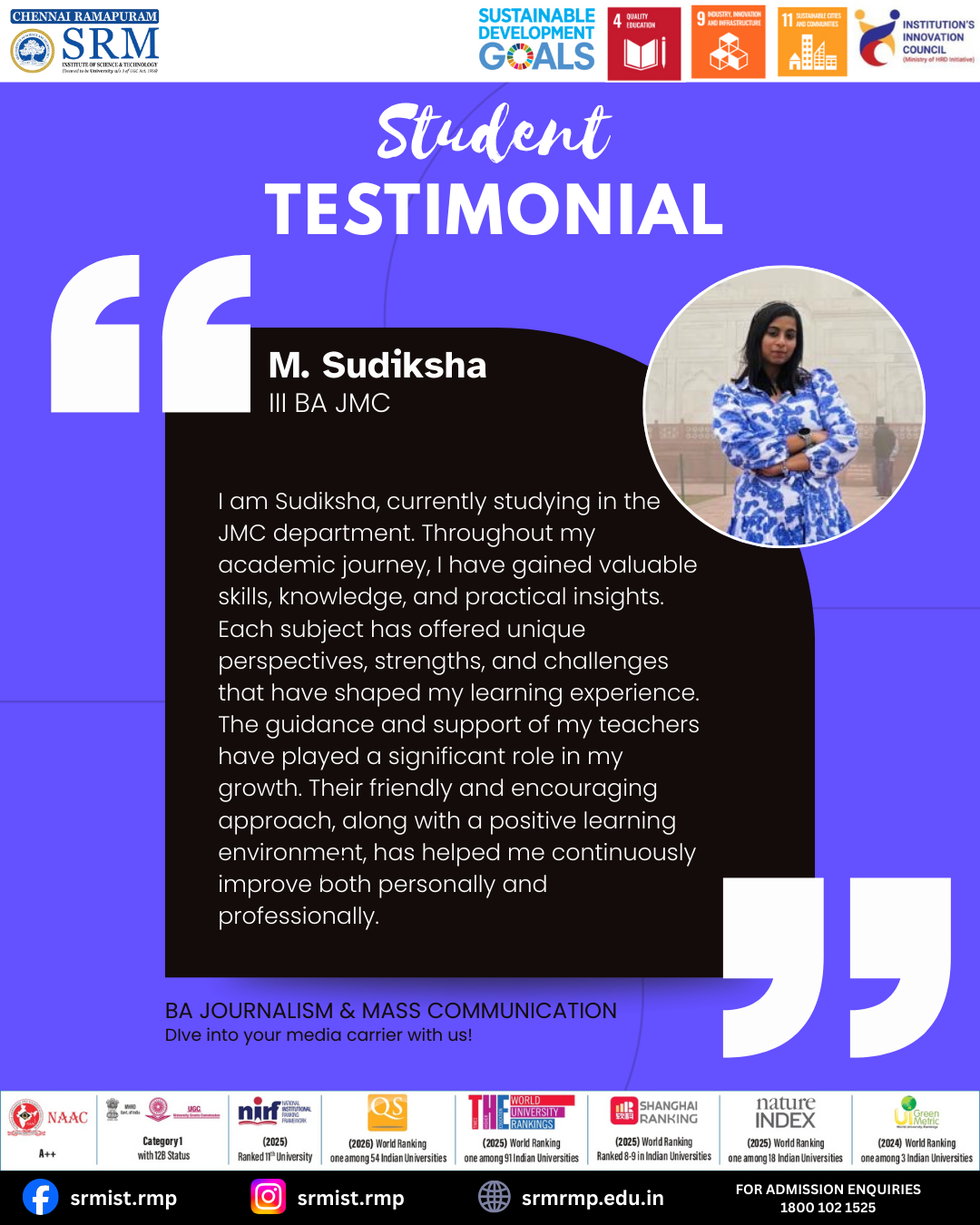 Sudiksha M