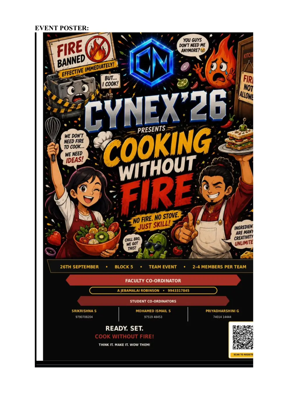 CYNEX 2026 – Cooking Without Fire poster