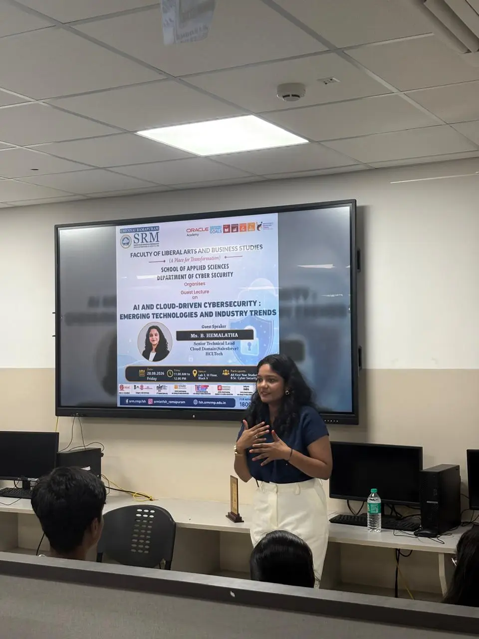 Guest Lecture on “AI and Cloud-Driven Cybersecurity: Emerging Technologies and Industry Trends” - photo 3