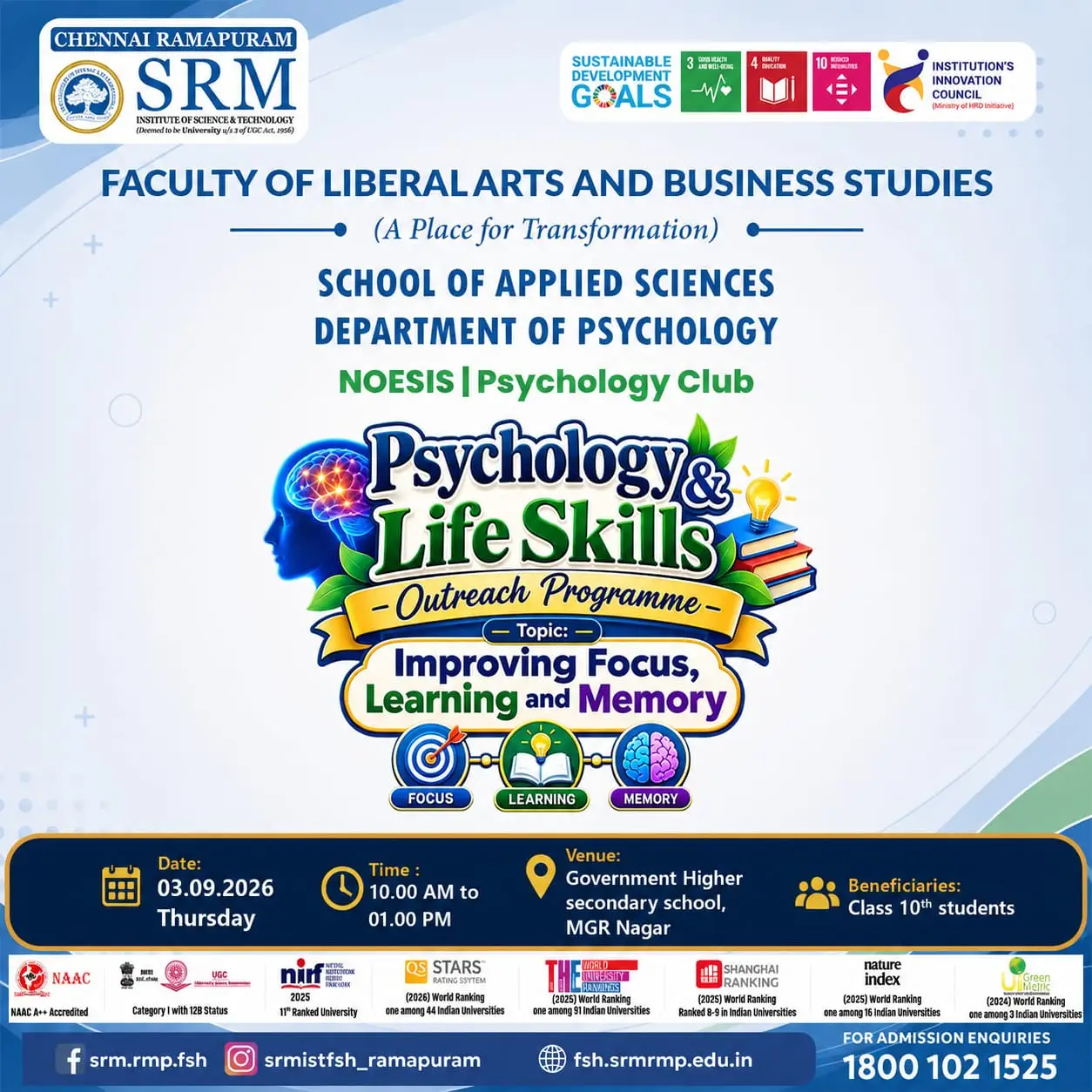 Psychology and Life Skills Training Programme