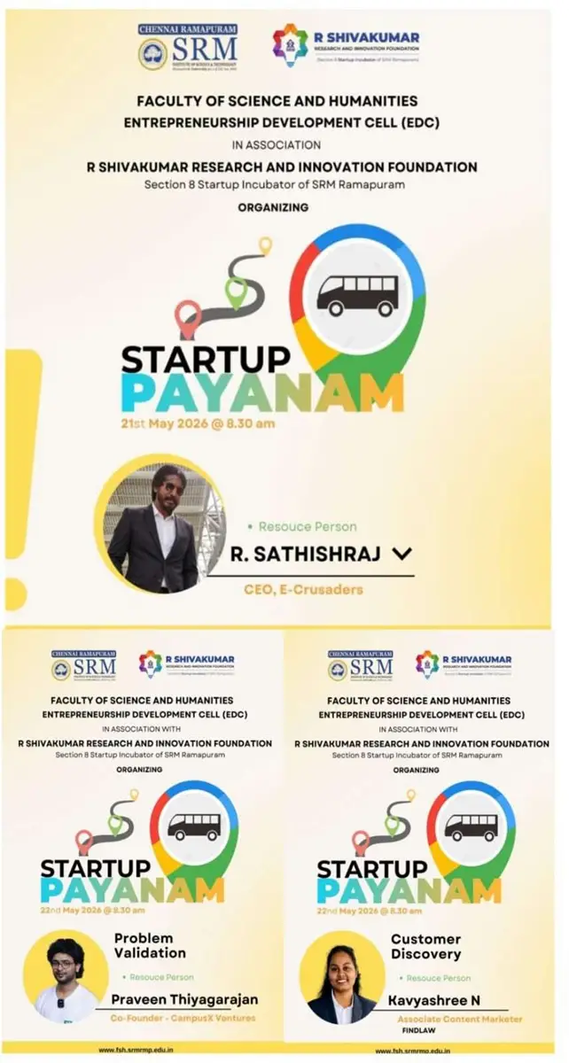 Professional Development Training on Startup Payanam 1.0