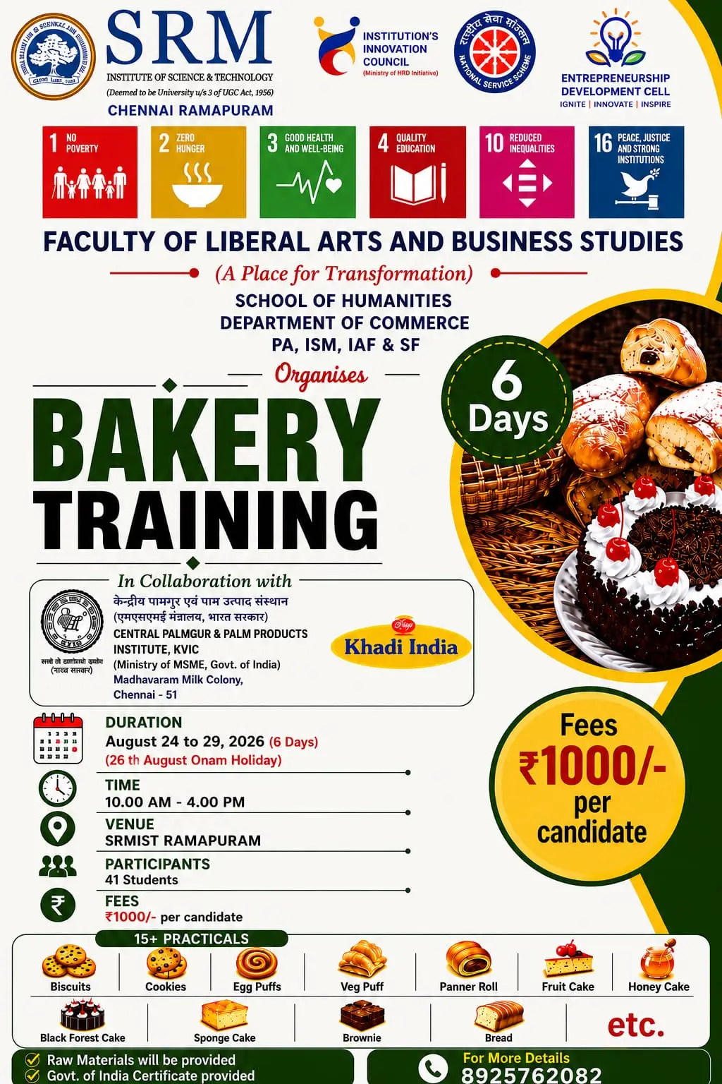 Bakery Training Workshop
