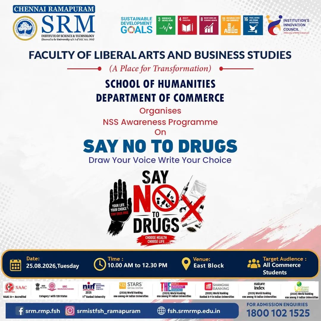 “Say No to Drugs – Draw Your Voice, Write Your Choice”